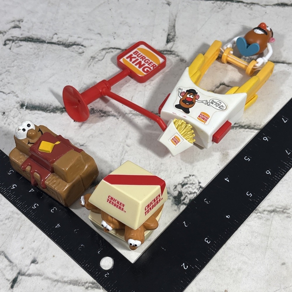 Vintage Burger King Toys Lickety Splits Rolling Food Racers Toy Story Lot‎ - Picture 6 of 6